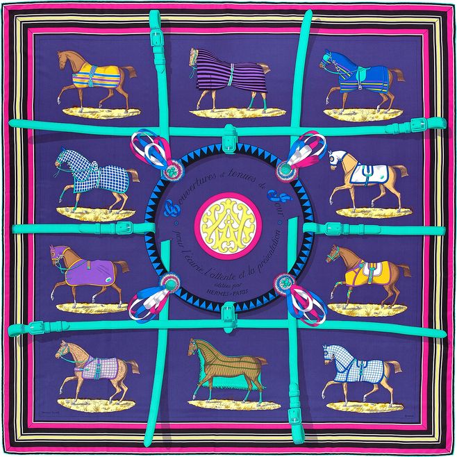 爱马仕丝巾 图案、配色与构图的艺术