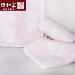 锦和家 黄色粉色纯棉情侣方巾 品牌信息、图片与价格指南